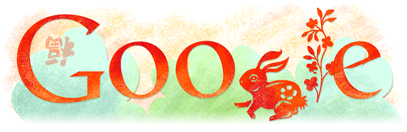 google rabbit new year