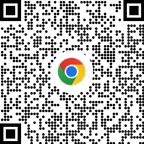 QR code，連結至 Chrome 行動版應用程式的下載頁面