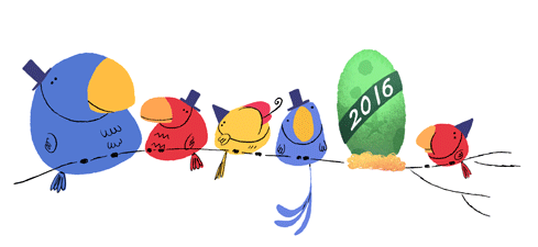 来自 Google 的新年祝福！